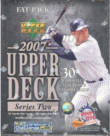 2007 Upper Deck Series 2 Baseball Fat Pack Box