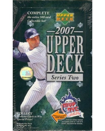 2007 Upper Deck Series 2 Baseball Hobby Box