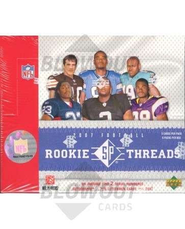 2007 Upper Deck SP Rookie Threads Football Hobby Box