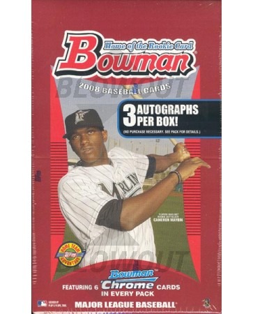 2008 Bowman Baseball Jumbo (HTA) Box