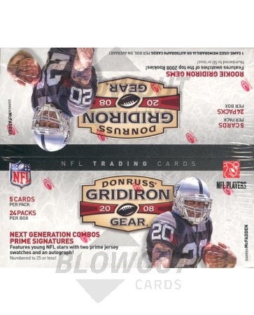 2008 Donruss Gridiron Gear Football Retail Box