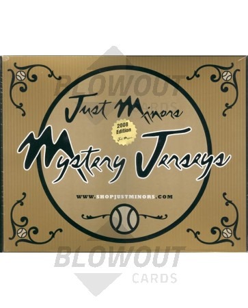 2008 Just Minors Mystery Jerseys Baseball Hobby 6 Box Case