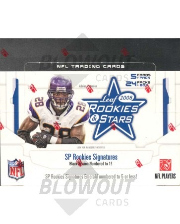 2008 Leaf Rookies & Stars Football Hobby Box