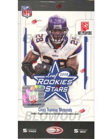 2008 Leaf Rookies & Stars Football Blaster Box
