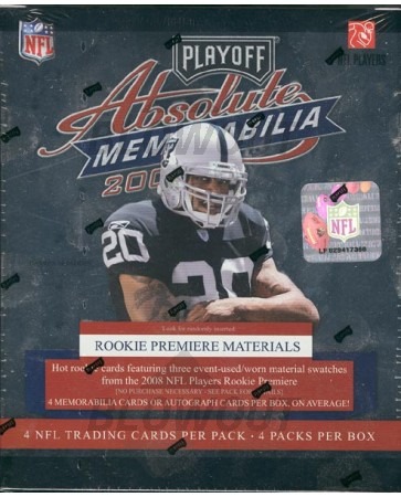 2008 Playoff Absolute Memorabilia Football Hobby Box