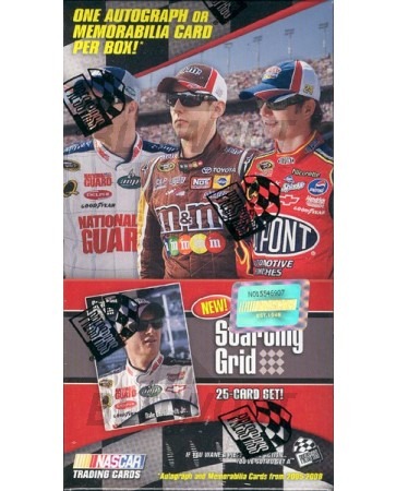 2008 Press Pass Starting Grid Racing Set Blaster Box
