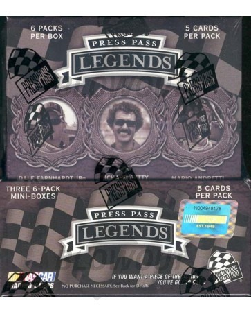 2008 Press Pass Legends Racing Hobby 12 Box Case