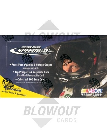 2008 Press Pass Speedway Racing Hobby 10 Box Case