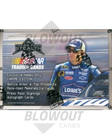 2008 Press Pass Stealth Racing Hobby 10 Box Case
