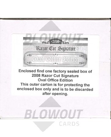 2008 Razor Cut Signature Oval Office Edition Pack/Box