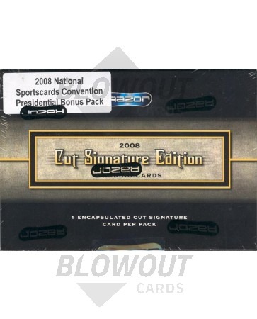 2008 Razor Cut Signature Edition Box - Presidential Bonus Pack