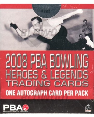 2008 Rittenhouse Archives PBA Heroes/Legends Bowling 8 Box Case