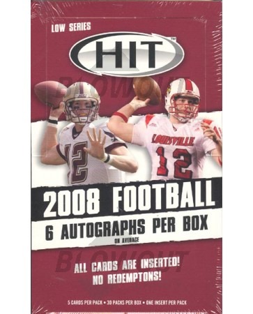 2008 Sage Hit Low Series Football Hobby Box