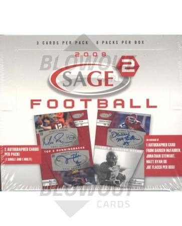 2008 Sage Squared Football Hobby Box