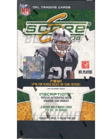 2008 Score Football Blaster Box