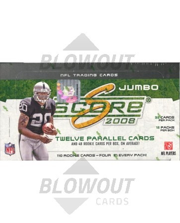 2008 Score Football Jumbo Box