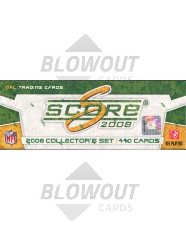 2008 Score Football Factory Set - 10 Set Case