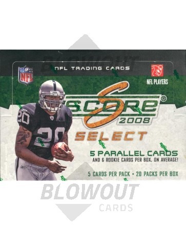 2008 Score Select Football Hobby Box