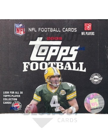 2008 Topps Football Jumbo HTA 6 Box Case