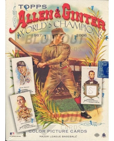 2008 Topps Allen & Ginter Baseball Hobby 12 Box Case