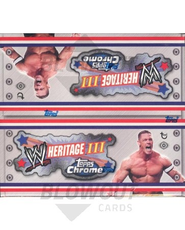 2008 Topps Chrome Heritage Ser. 3 WWE Wrestling Hobby Box