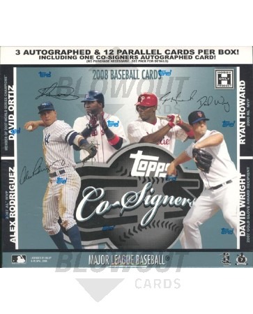 2008 Topps Co-Signers Baseball Hobby Box