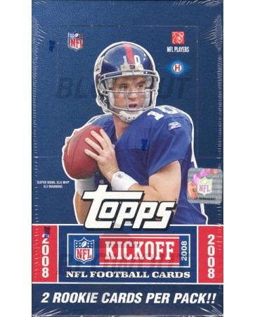 2008 Topps Kickoff Football Hobby 12 Box Case