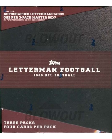 2008 Topps Letterman Football Hobby Box
