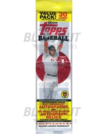 2008 Topps Series 1 Baseball Fat Pack