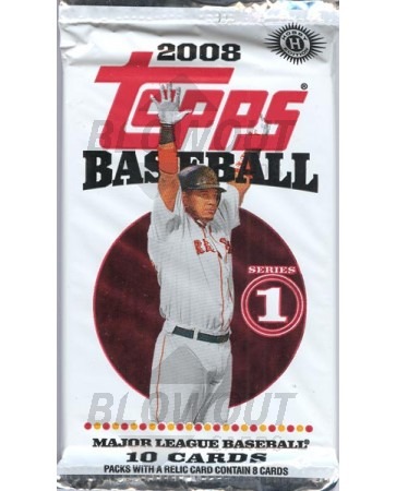 2008 Topps Series 1 Baseball Hobby Pack
