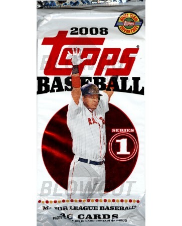 2008 Topps Series 1 Baseball Jumbo HTA Pack