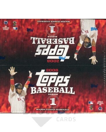 2008 Topps Series 1 Baseball Retail 24 Pack Box - 12 Box Case