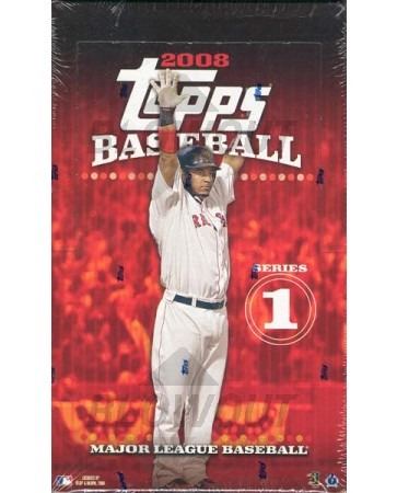 2008 Topps Series 1 Baseball Retail 36 Pack Box - 12 Box Case