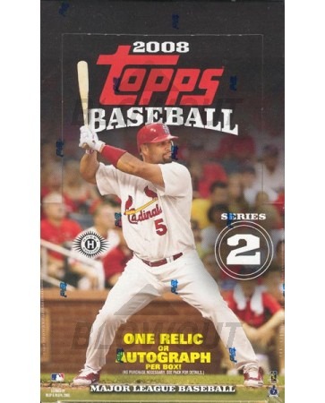 2008 Topps Series 2 Baseball Hobby 12 Box Case