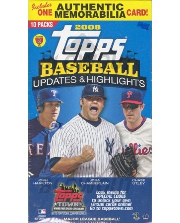 2008 Topps Updates & Highlights Baseball Blaster 20 Box Lot