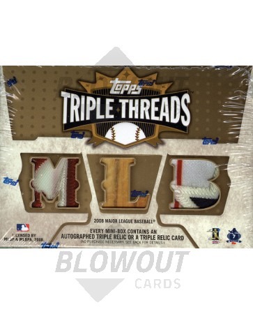 2008 Topps Triple Threads Baseball Hobby Pack