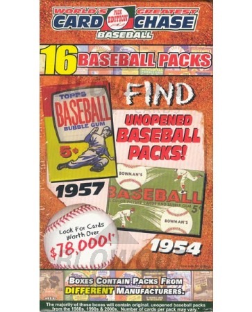 2008 Tristar World's Greatest Pack Chase 3 Baseball 30 Box Case