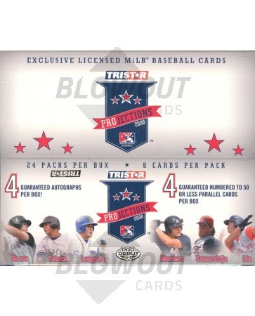 2008 Tristar Projections Baseball Hobby Box