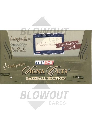 2008 Tristar Signa Cuts Baseball Hobby 12 Box Case