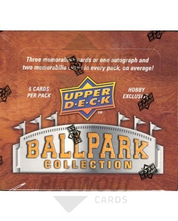2008 Upper Deck Ballpark Collection Baseball Hobby 6 Box Case
