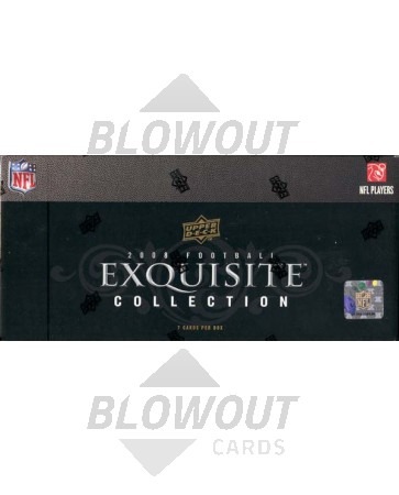 2008 Upper Deck Exquisite Football Hobby 3 Box Case