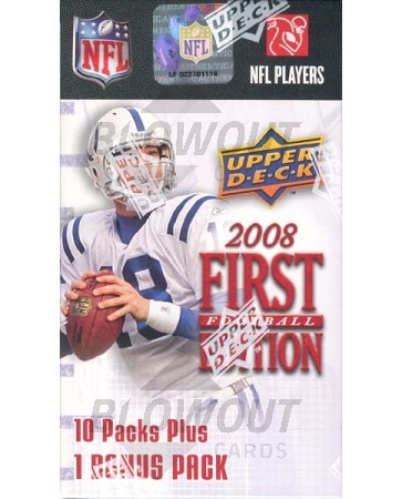 2008 Upper Deck First Edition Football Blaster 20 Box Case