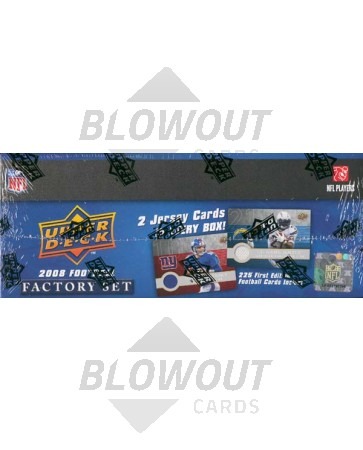 2008 Upper Deck First Edition Football Factory Set 20 Box Case