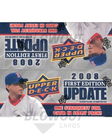 2008 Upper Deck First Edition Update Baseball Box