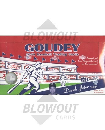2008 Upper Deck Goudey Baseball Hobby Box