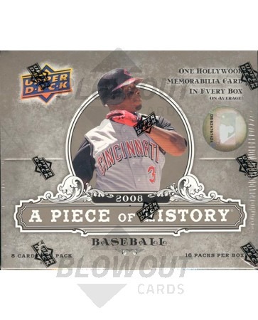 2008 Upper Deck A Piece of History Baseball Hobby Box