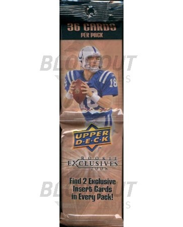 2008 Upper Deck Rookie Exclusives Football Fat Pack Box