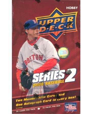 2008 Upper Deck Series 2 Baseball Hobby Box