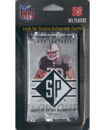 2008 Upper Deck SP Authentic Football Blister 12 Box Case