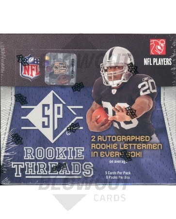 2008 Upper Deck SP Rookie Threads Football Hobby Box